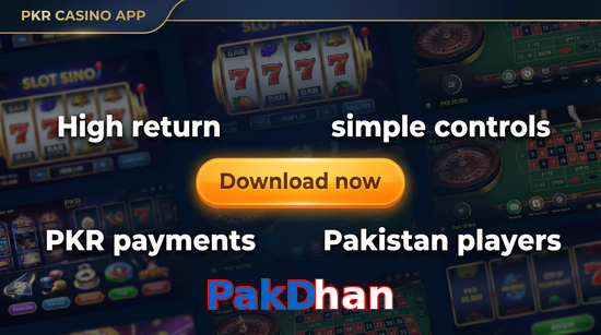 Main screen of PakDhan gamedownload page for PK players