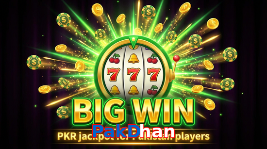 Big win animation on PakDhan slot game
